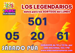 01 - LOS LEGENDARIOS - LUNES