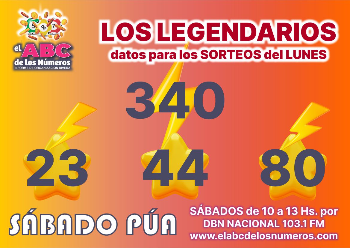 01 - LOS LEGENDARIOS - LUNES