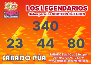 01 - LOS LEGENDARIOS - LUNES